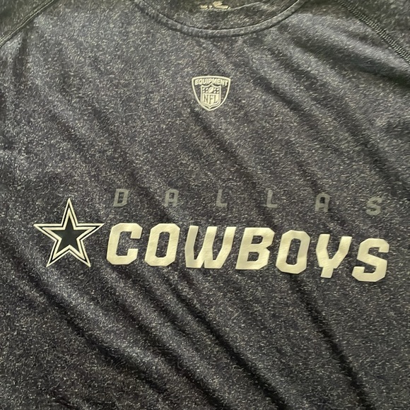 Two Moisture Wicking Lightweight Dallas Cowboys T-Shirts - Picture 5 of 6